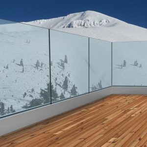 Κάγκελα γυάλινα (τιμή ανα μέτρο)
