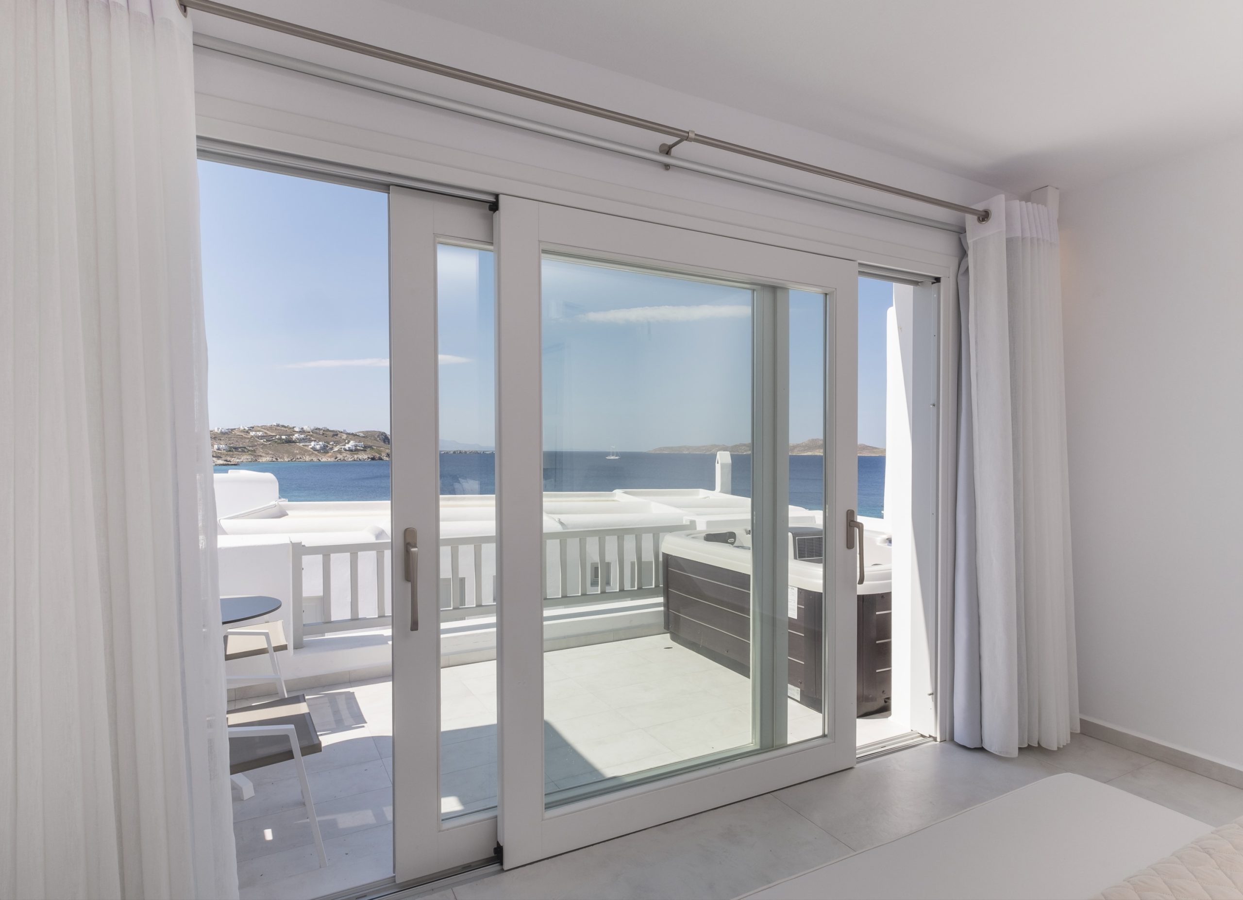 sl320 Επάλλη μπαλκονόπορτα ΜΗ θερμοδιακοπτόμενη Aluminco(1,50 Χ 2,10) - Image 4